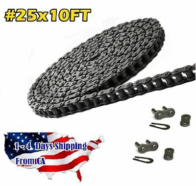 #25 Roller Chain 10 Feet With 2 Connecting Links